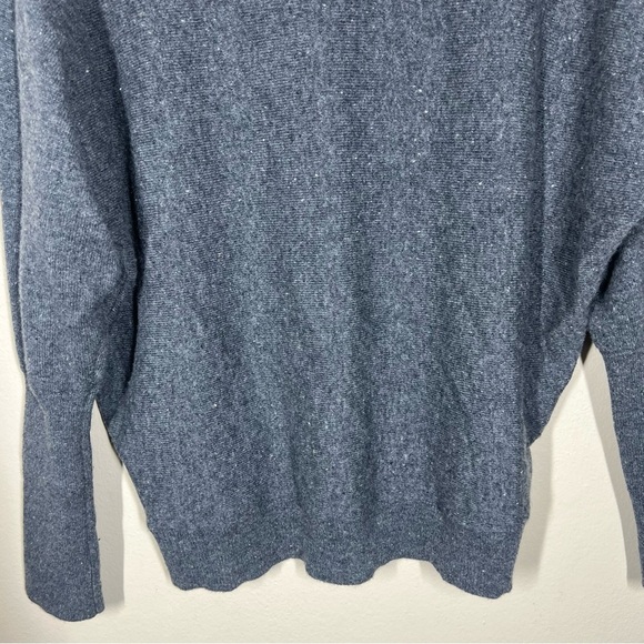 Garnet Hill Womens Essential Cashmere V-Neck Pullover Sweater Dolman Sleeve - Picture 11 of 11